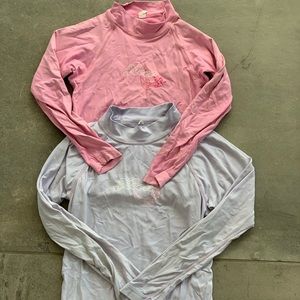 Girls Xcel Elastic Bottom Rash Guards Size 6